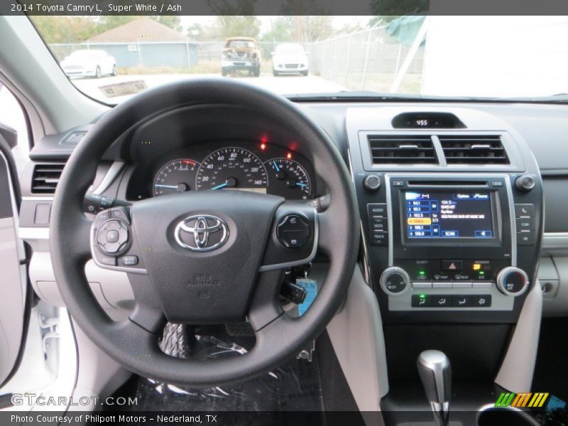Super White / Ash 2014 Toyota Camry L