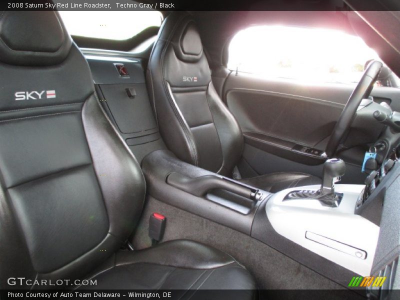 Techno Gray / Black 2008 Saturn Sky Red Line Roadster
