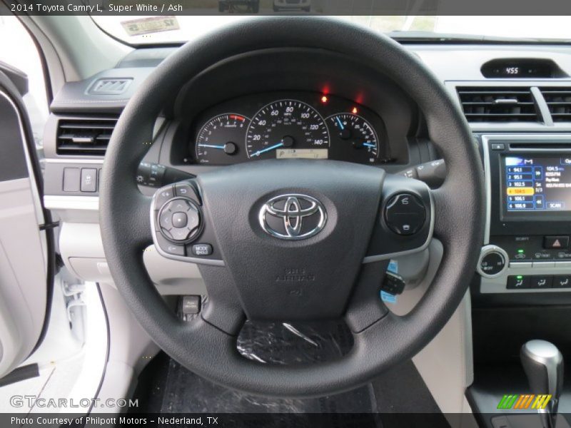 Super White / Ash 2014 Toyota Camry L