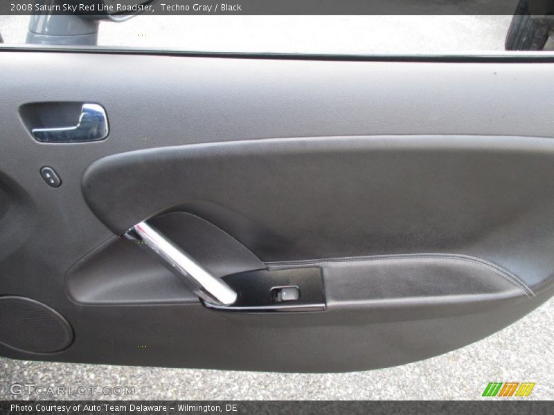 Techno Gray / Black 2008 Saturn Sky Red Line Roadster