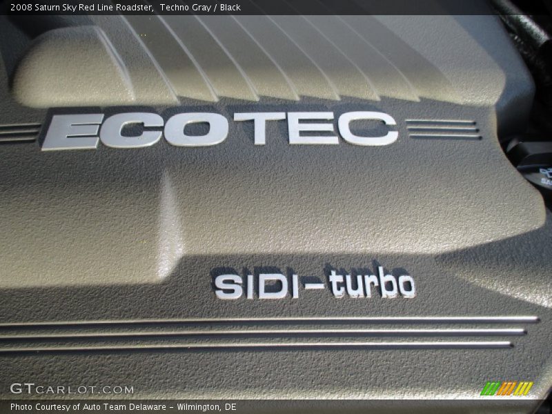 Techno Gray / Black 2008 Saturn Sky Red Line Roadster