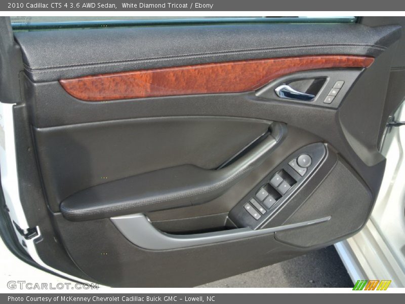 White Diamond Tricoat / Ebony 2010 Cadillac CTS 4 3.6 AWD Sedan