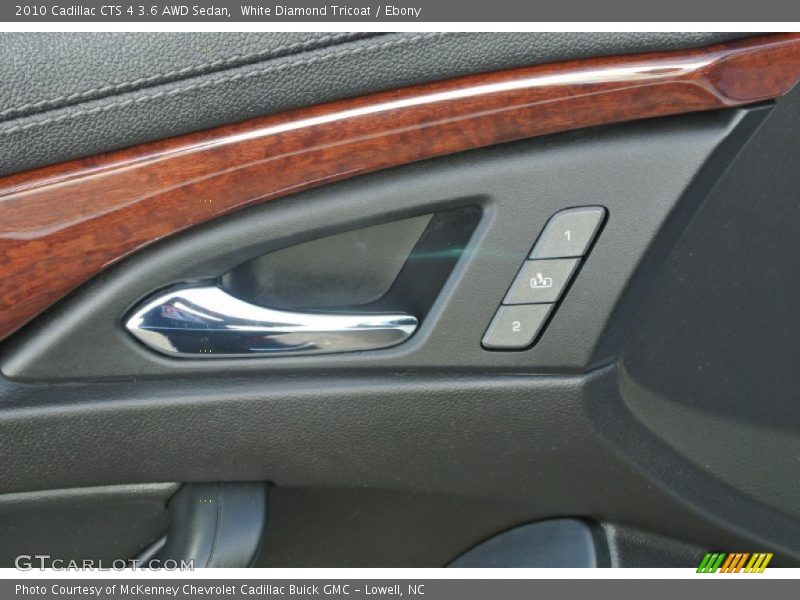 White Diamond Tricoat / Ebony 2010 Cadillac CTS 4 3.6 AWD Sedan