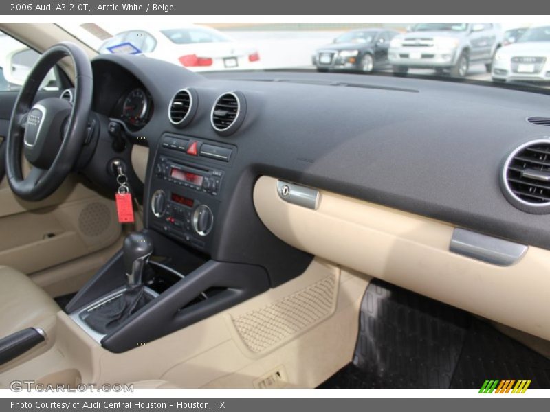Arctic White / Beige 2006 Audi A3 2.0T