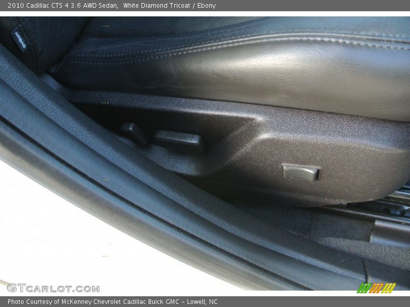White Diamond Tricoat / Ebony 2010 Cadillac CTS 4 3.6 AWD Sedan
