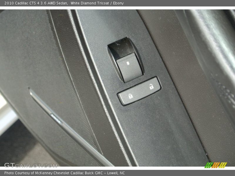 White Diamond Tricoat / Ebony 2010 Cadillac CTS 4 3.6 AWD Sedan