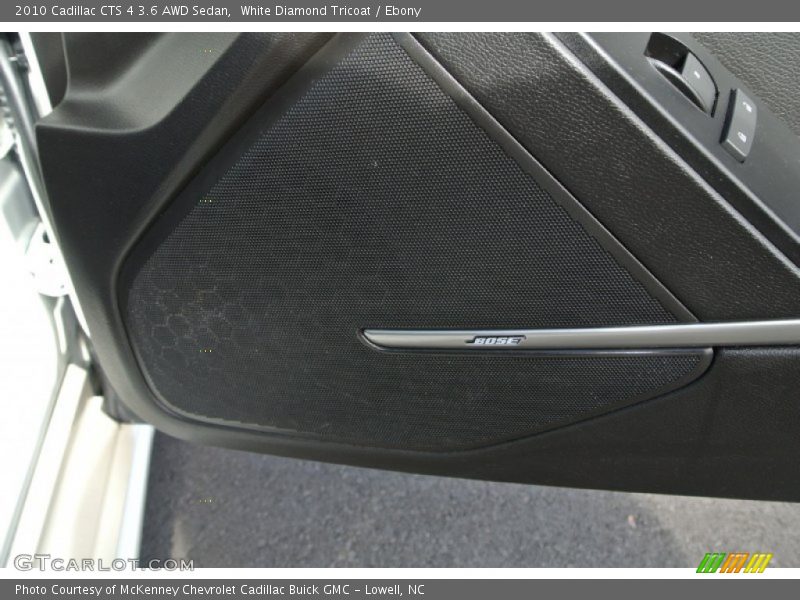 White Diamond Tricoat / Ebony 2010 Cadillac CTS 4 3.6 AWD Sedan