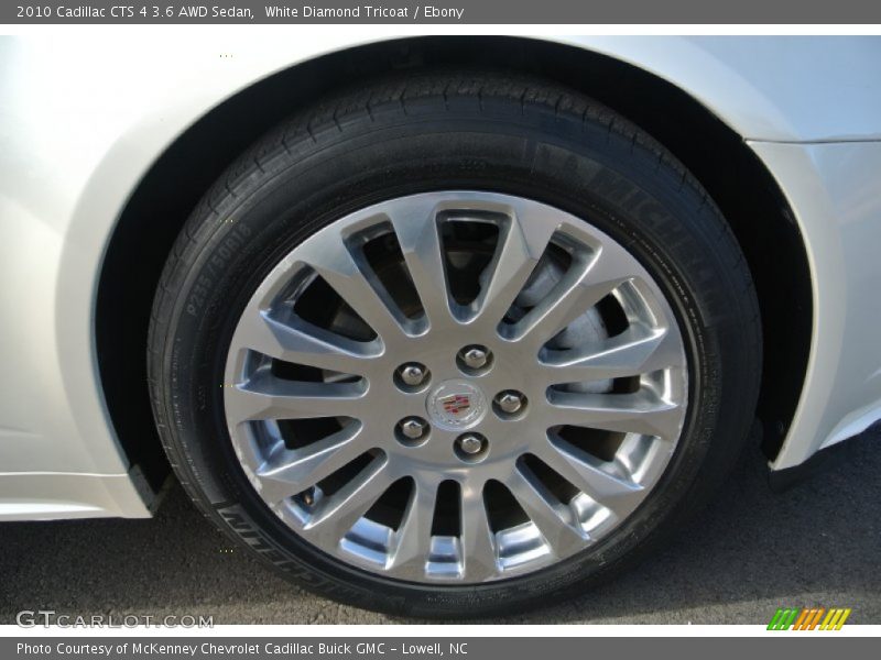 White Diamond Tricoat / Ebony 2010 Cadillac CTS 4 3.6 AWD Sedan