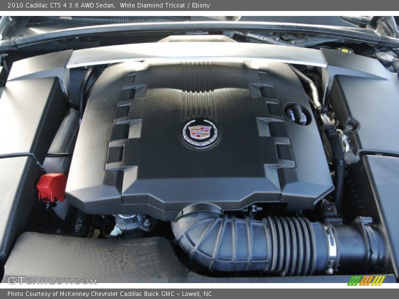 White Diamond Tricoat / Ebony 2010 Cadillac CTS 4 3.6 AWD Sedan