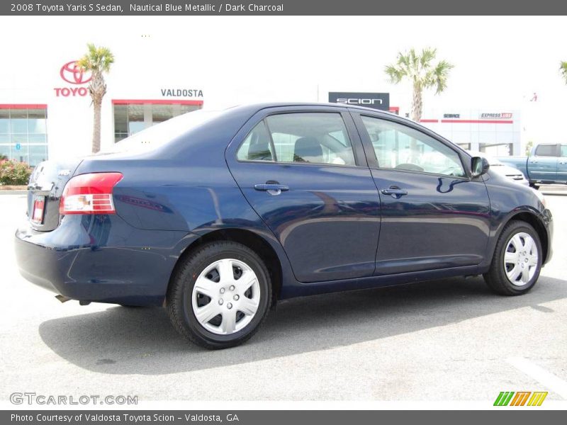 Nautical Blue Metallic / Dark Charcoal 2008 Toyota Yaris S Sedan