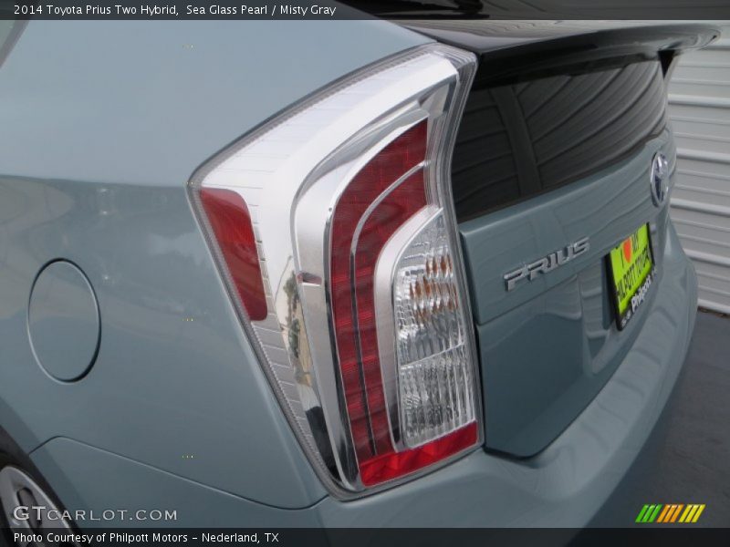 Sea Glass Pearl / Misty Gray 2014 Toyota Prius Two Hybrid