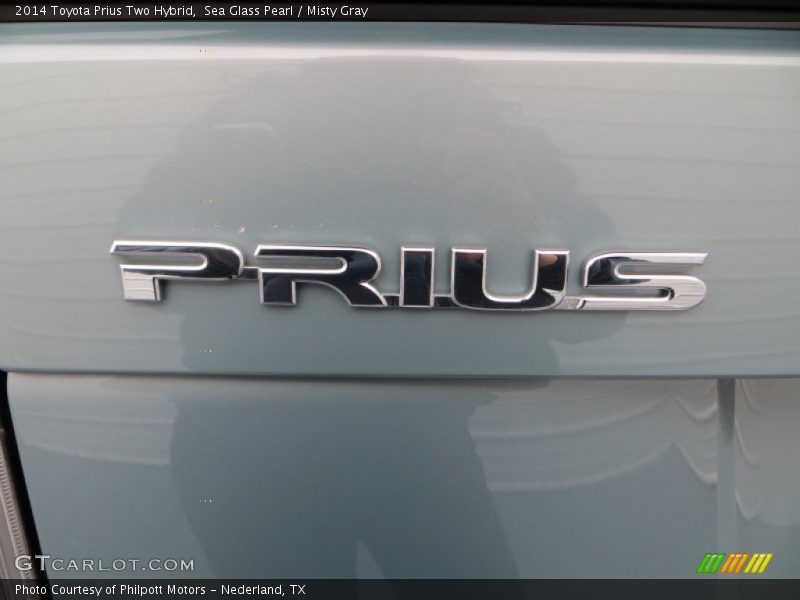 Sea Glass Pearl / Misty Gray 2014 Toyota Prius Two Hybrid