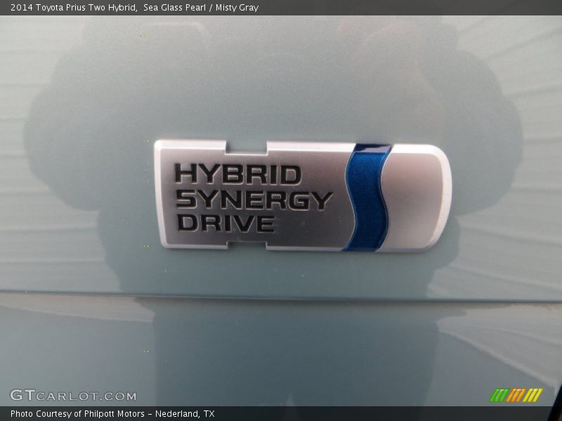 Sea Glass Pearl / Misty Gray 2014 Toyota Prius Two Hybrid
