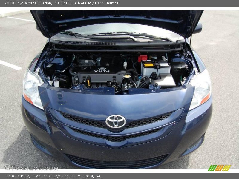 Nautical Blue Metallic / Dark Charcoal 2008 Toyota Yaris S Sedan