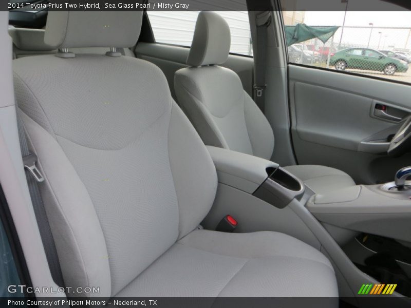 Sea Glass Pearl / Misty Gray 2014 Toyota Prius Two Hybrid