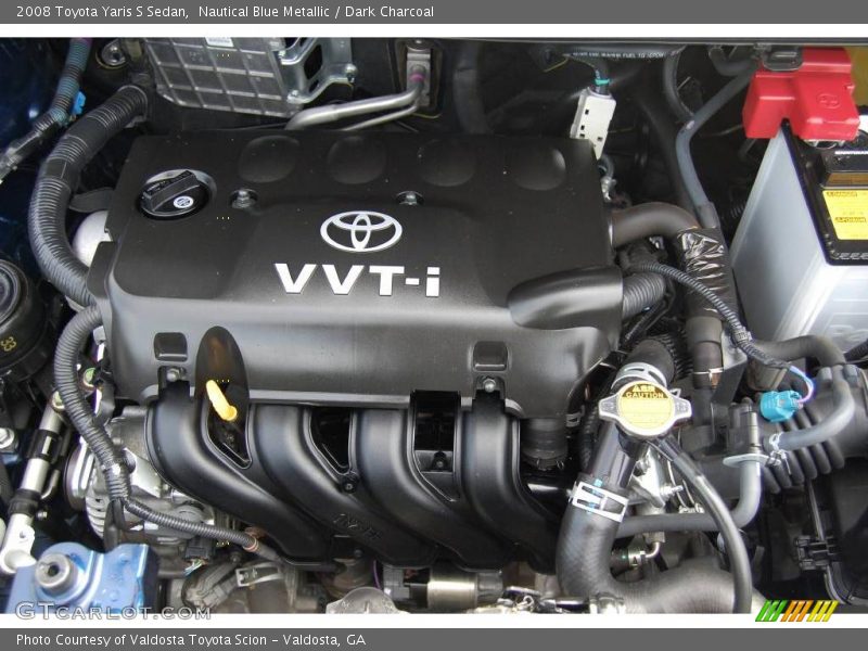 Nautical Blue Metallic / Dark Charcoal 2008 Toyota Yaris S Sedan