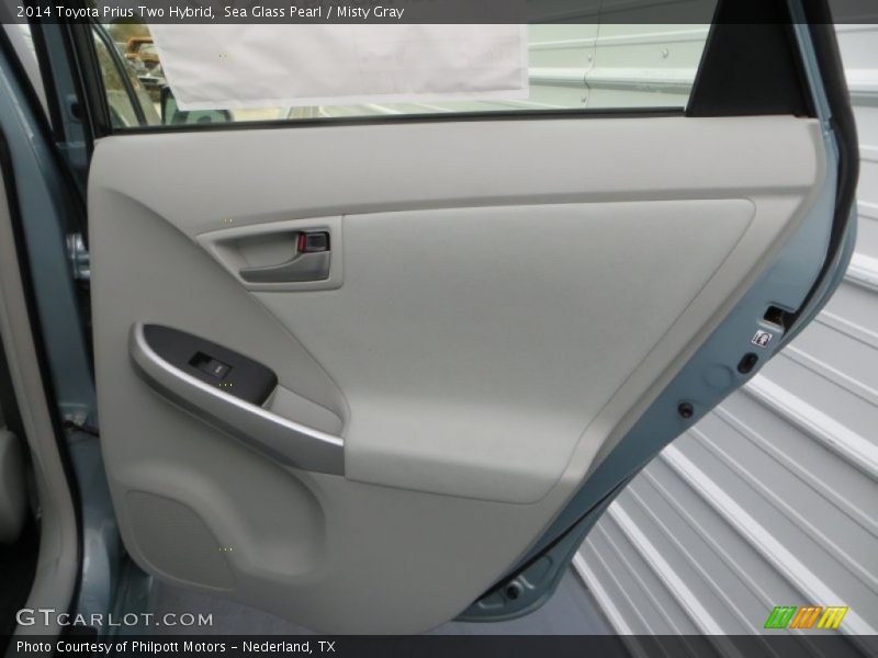 Sea Glass Pearl / Misty Gray 2014 Toyota Prius Two Hybrid