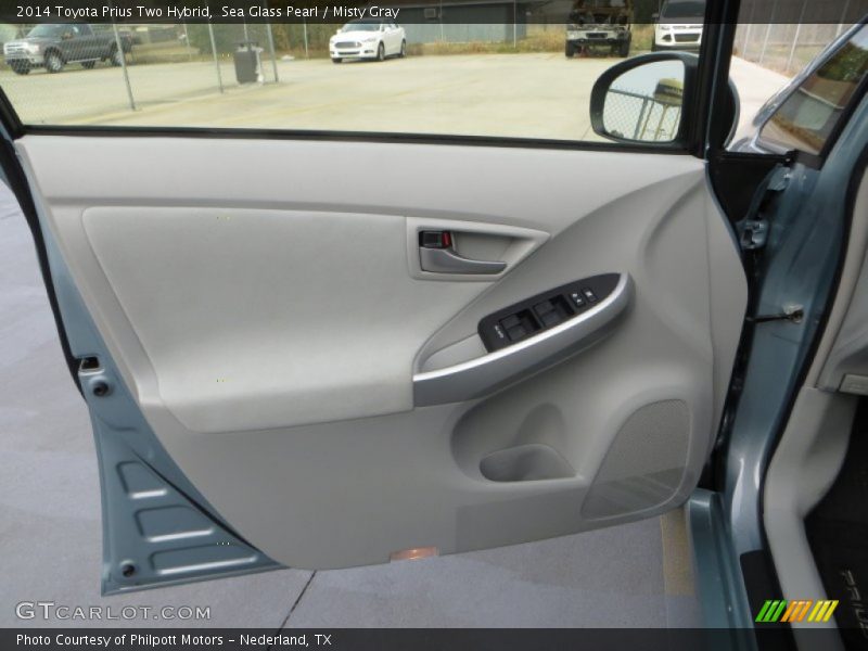 Sea Glass Pearl / Misty Gray 2014 Toyota Prius Two Hybrid