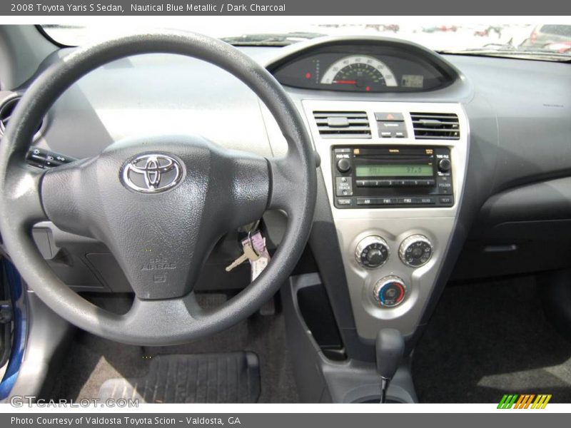 Nautical Blue Metallic / Dark Charcoal 2008 Toyota Yaris S Sedan
