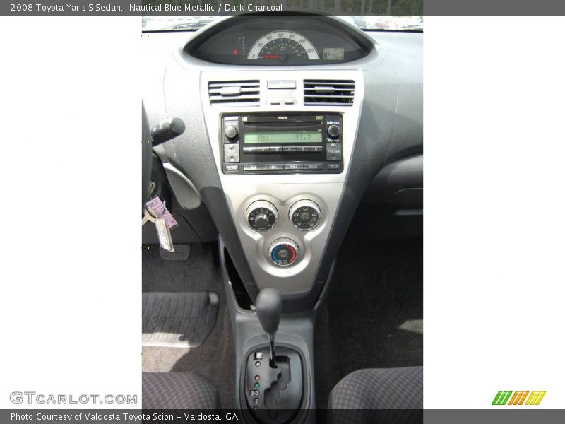 Nautical Blue Metallic / Dark Charcoal 2008 Toyota Yaris S Sedan