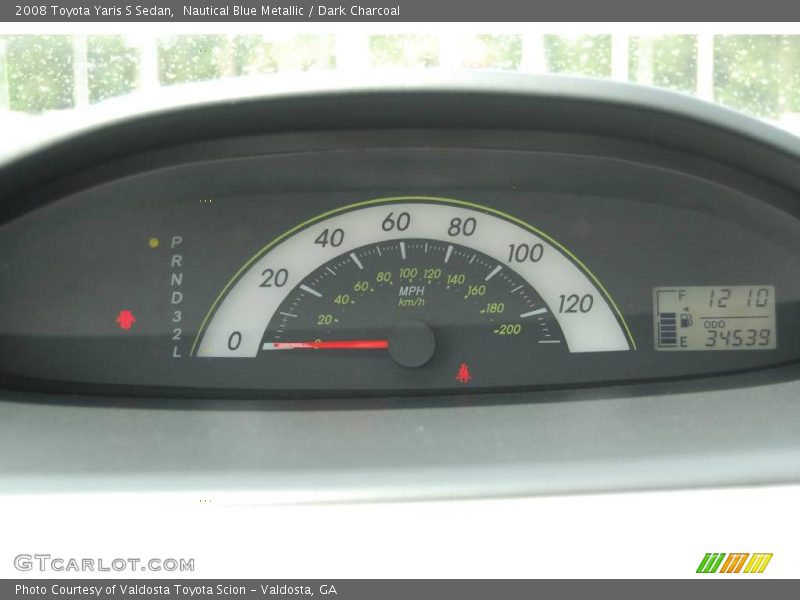 Nautical Blue Metallic / Dark Charcoal 2008 Toyota Yaris S Sedan