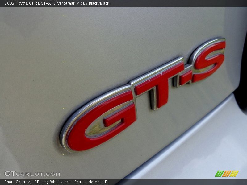 Silver Streak Mica / Black/Black 2003 Toyota Celica GT-S