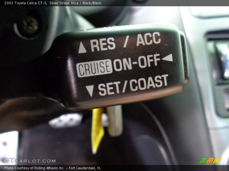 Controls of 2003 Celica GT-S