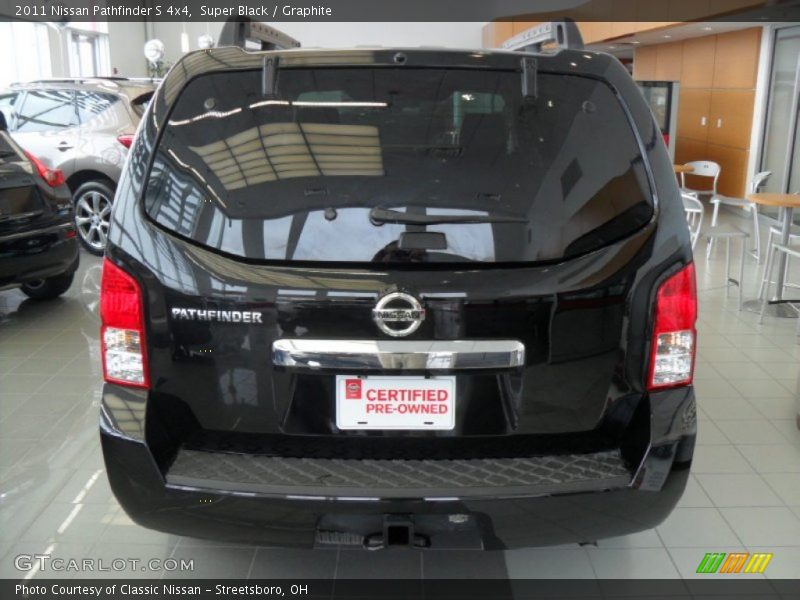 Super Black / Graphite 2011 Nissan Pathfinder S 4x4