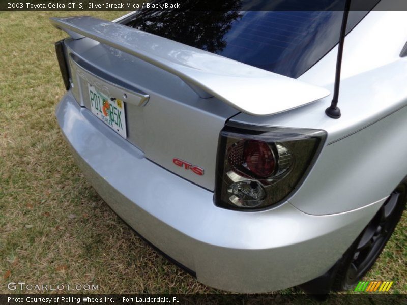 Silver Streak Mica / Black/Black 2003 Toyota Celica GT-S