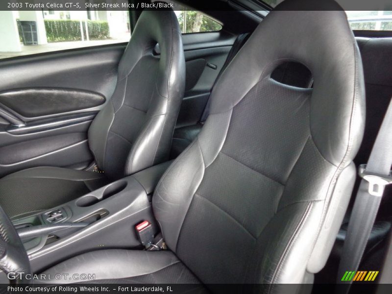 Silver Streak Mica / Black/Black 2003 Toyota Celica GT-S