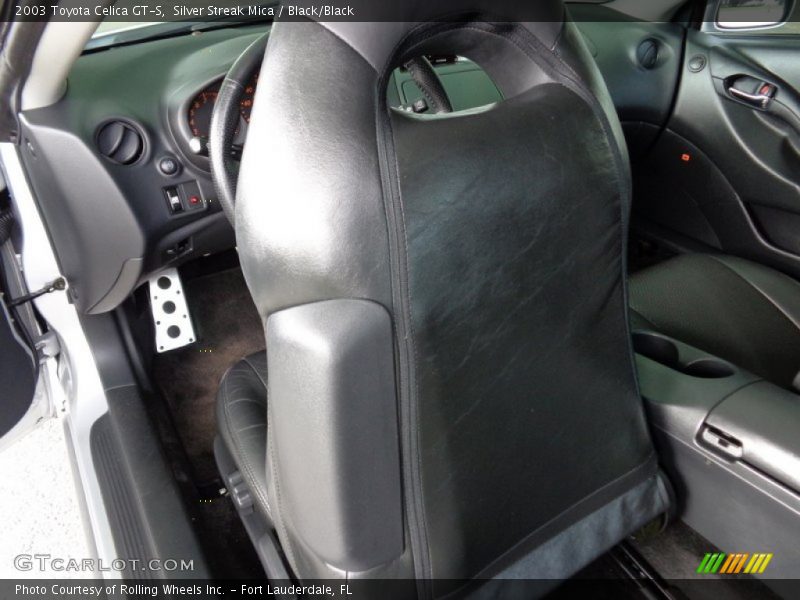 Silver Streak Mica / Black/Black 2003 Toyota Celica GT-S
