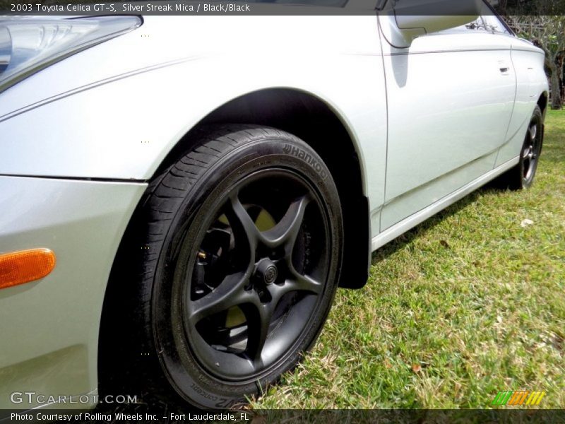 Silver Streak Mica / Black/Black 2003 Toyota Celica GT-S