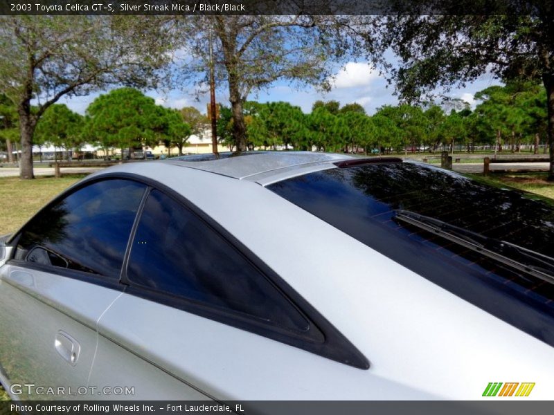 Silver Streak Mica / Black/Black 2003 Toyota Celica GT-S