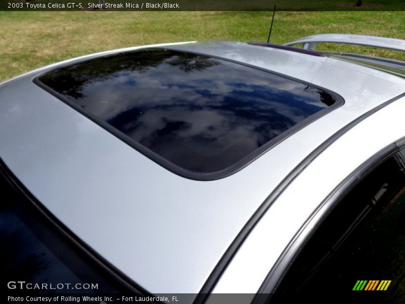 Silver Streak Mica / Black/Black 2003 Toyota Celica GT-S
