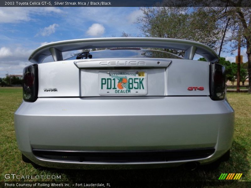 Silver Streak Mica / Black/Black 2003 Toyota Celica GT-S