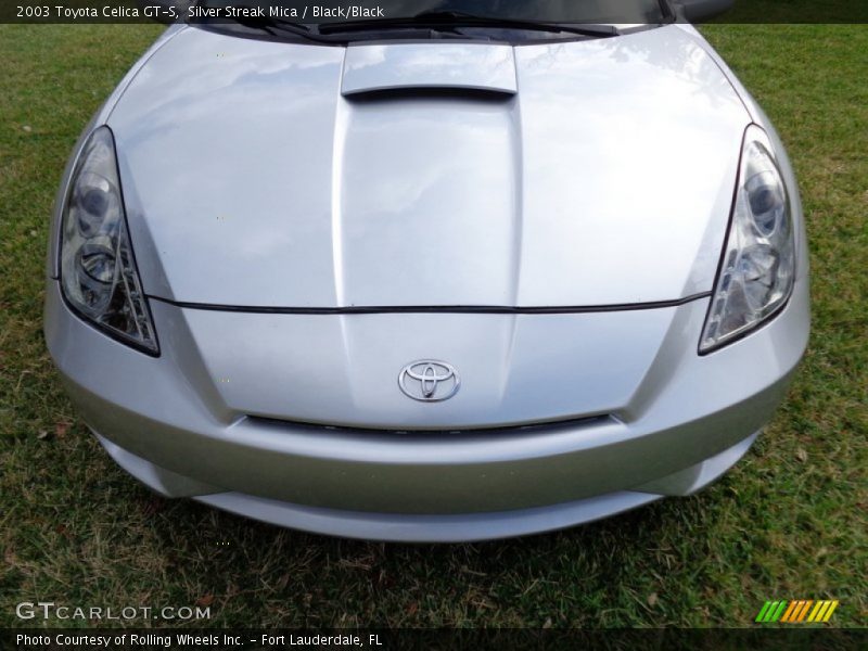 Silver Streak Mica / Black/Black 2003 Toyota Celica GT-S