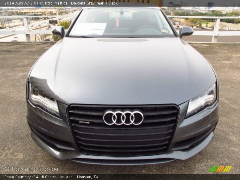 Daytona Gray Pearl / Black 2014 Audi A7 3.0T quattro Prestige