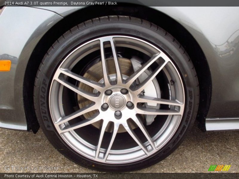 Daytona Gray Pearl / Black 2014 Audi A7 3.0T quattro Prestige