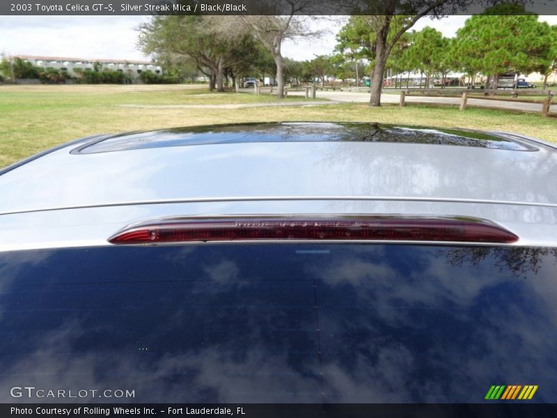 Silver Streak Mica / Black/Black 2003 Toyota Celica GT-S