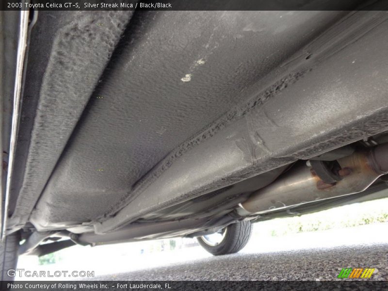 Undercarriage of 2003 Celica GT-S