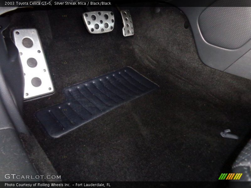 Silver Streak Mica / Black/Black 2003 Toyota Celica GT-S