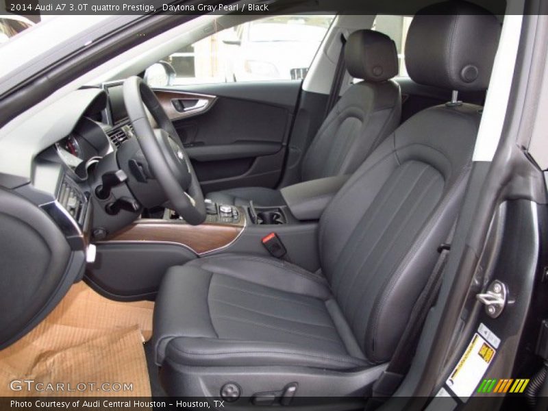 Daytona Gray Pearl / Black 2014 Audi A7 3.0T quattro Prestige