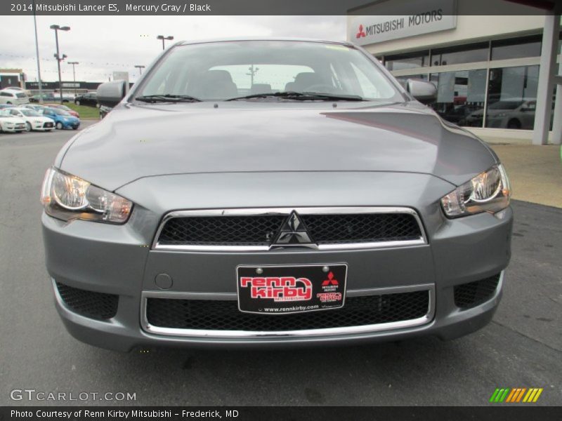 Mercury Gray / Black 2014 Mitsubishi Lancer ES