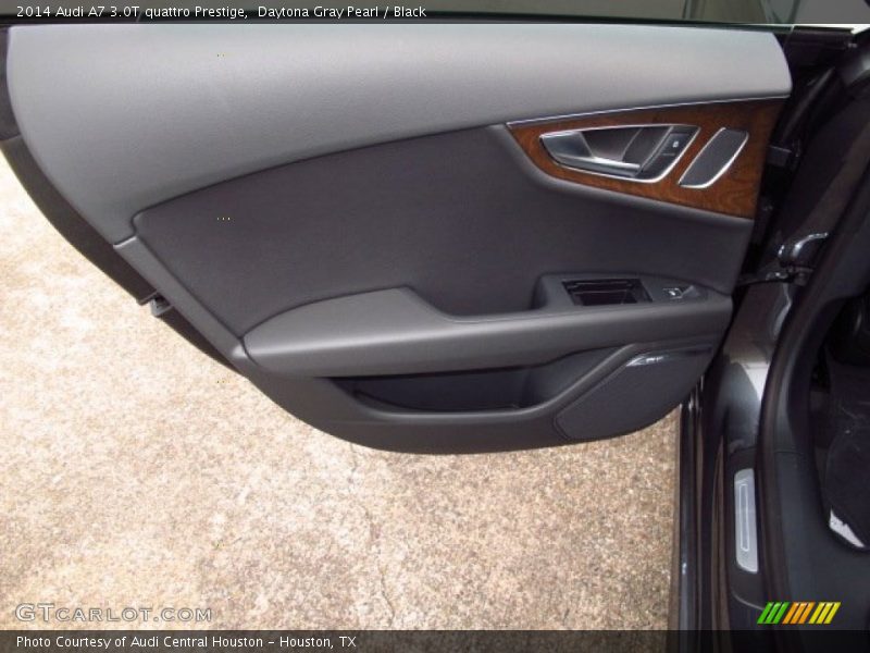 Daytona Gray Pearl / Black 2014 Audi A7 3.0T quattro Prestige
