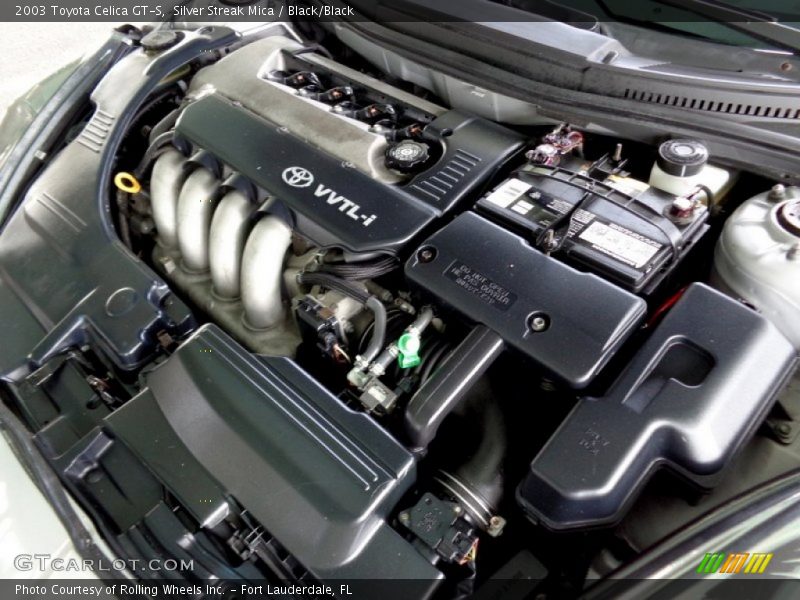 Silver Streak Mica / Black/Black 2003 Toyota Celica GT-S