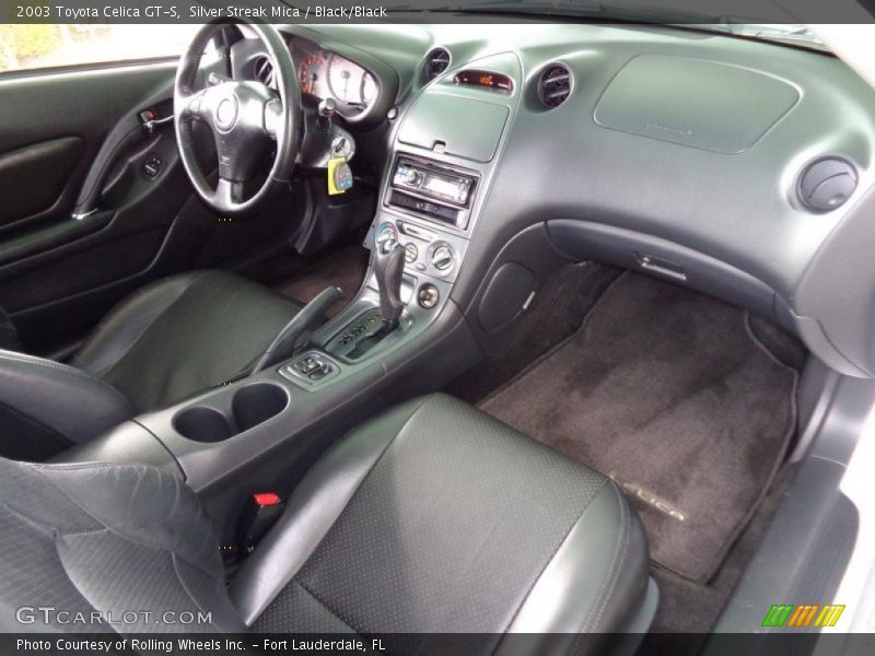Silver Streak Mica / Black/Black 2003 Toyota Celica GT-S