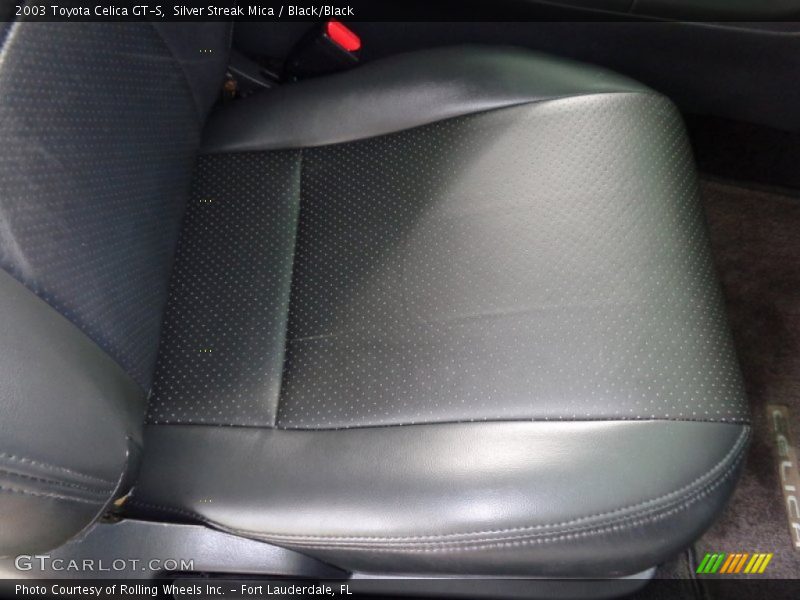 Silver Streak Mica / Black/Black 2003 Toyota Celica GT-S