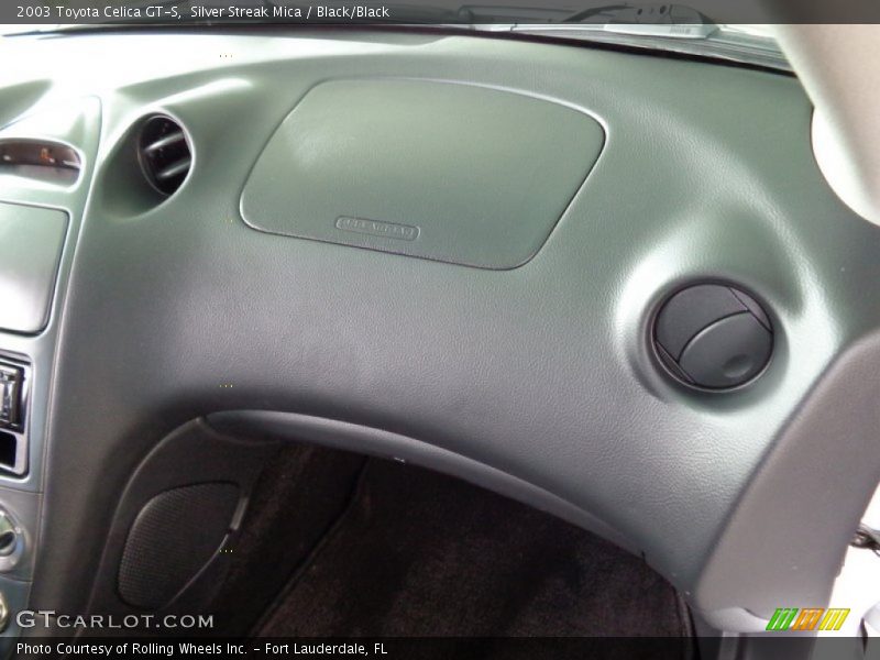 Silver Streak Mica / Black/Black 2003 Toyota Celica GT-S