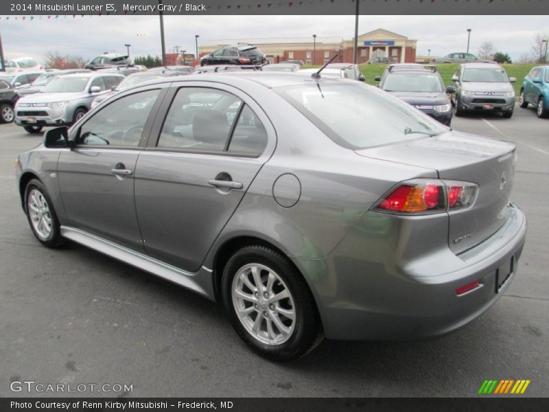 Mercury Gray / Black 2014 Mitsubishi Lancer ES