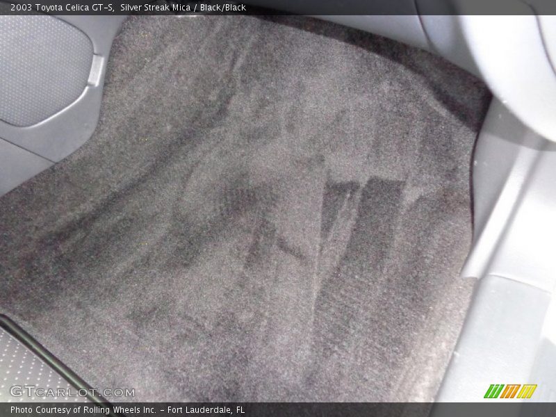 Silver Streak Mica / Black/Black 2003 Toyota Celica GT-S